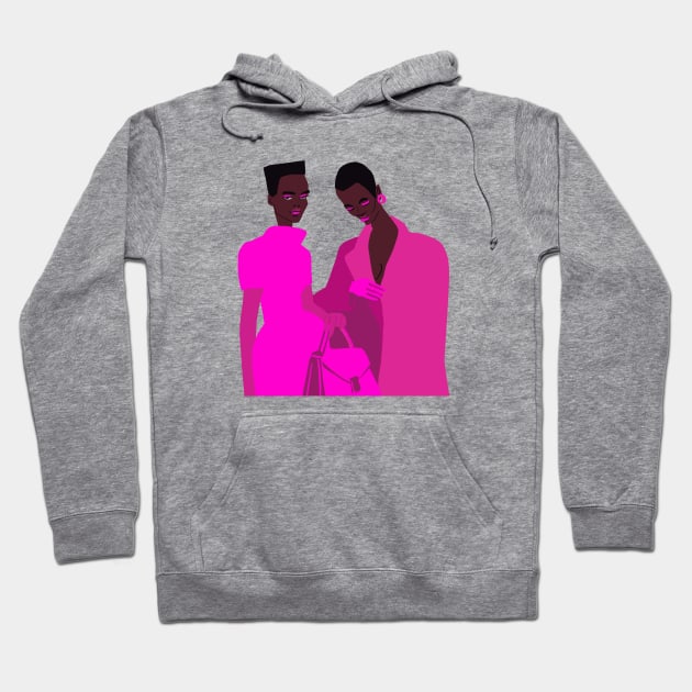 Pink in Fashion Hoodie by UVAART